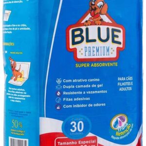 TAPETE HIGIÊNICO BLUE PREMIUM 82CM X 60CM EXPERT
