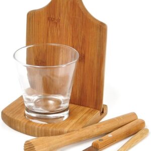 KIT PARA CAIPIRINHA EM BAMBU 6 PEÇAS WELF KC-00463