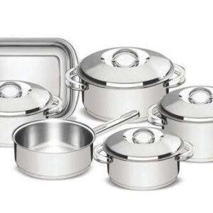 JOGO DE PANELAS EM AÇO INOX 6 PEÇAS LINHA SOLAR TRAMONTINA 65500/000 7891116006412