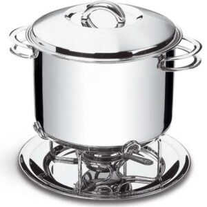 RECHAUD ALLEGRA 24CM 7,4 L COM TAMPA INOX TRAMONTINA 65650/680