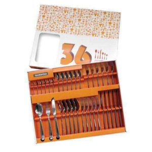 FAQUEIRO AÇO INOX 36 PEÇAS COPACABANA TRAMONTINA 66901/794