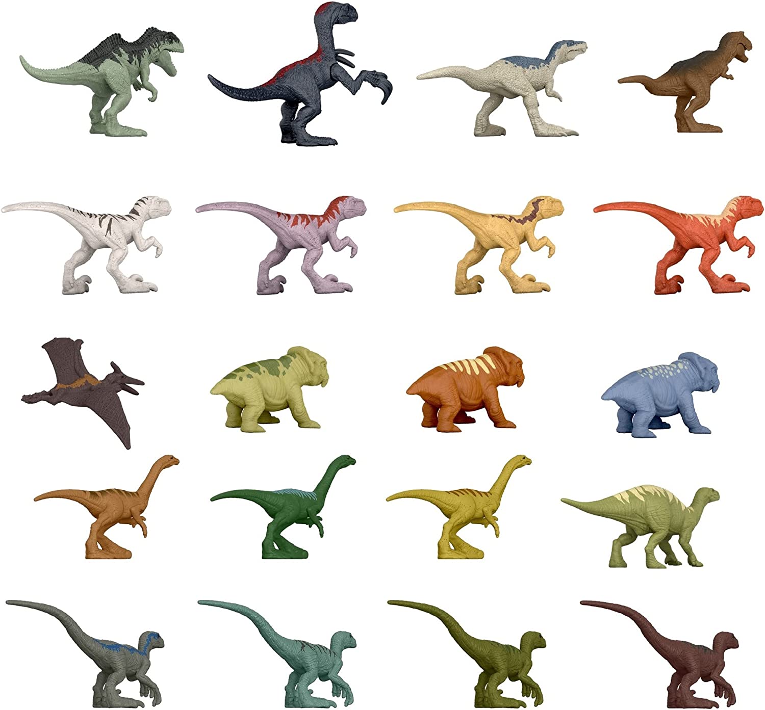 JURASSIC WORLD MULTIPACK 20 MINI DINOSSAUR MULRTICOLORIDO
