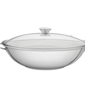 PANELA AÇO INOX WOK VENTURA - TRAMONTINA REF. 62378/340