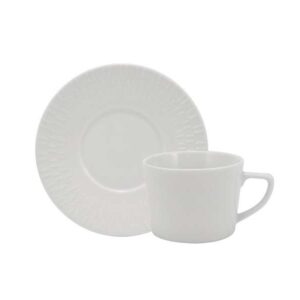 06 XÍCARAS DE CAFÉ COM PIRES ASPEN PORCELANA SCHMIDT