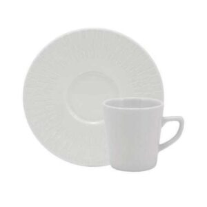 06 XÍCARAS DE CHÁ COM PIRES ASPEN PORCELANA SCHMIDT