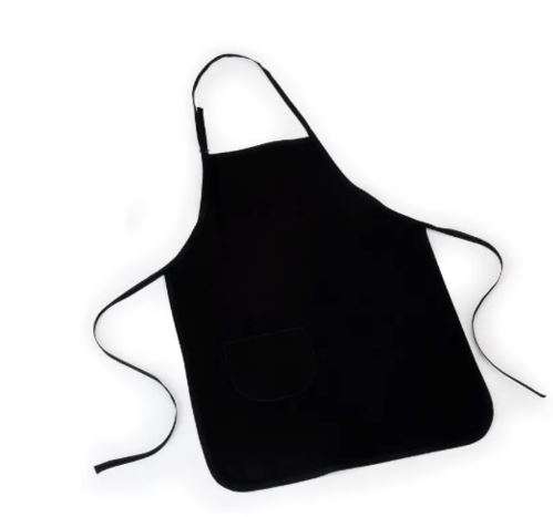 AVENTAL EM BRIM PRETO WELF AV-00111
