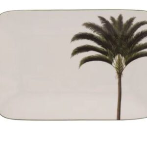 BANDEJA RETANGULAR 27CM PALMEIRAS PORCELANA SCHMIDT 2258