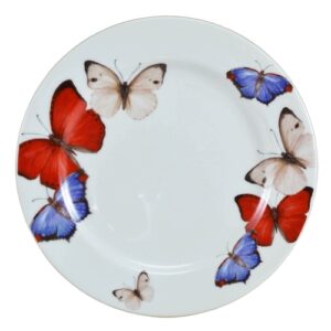 06 PRATOS DE SOBREMESA BORBOLETAS SCHMIDT 07960.019.228.003.840.2321