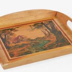 BANDEJA PARA SERVIR EM BAMBU ITÁLIA 40CM WELF BT-10403