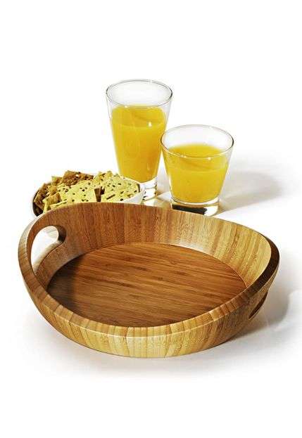 BANDEJA PARA SERVIR EM BAMBU GÊNOVA WELF BT-01313