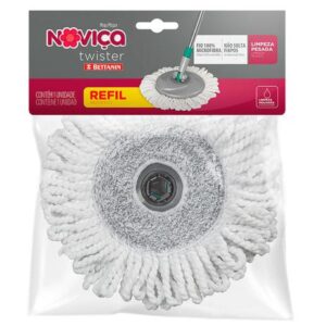 REFIL MOP TWISTER MICROFIBRA 6L NOVIÇA BETTANIN REF BT190R