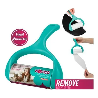 ROLO ADESIVO MAX REMOVE FIOS PELOS E PÓ BT205 NOVIÇA