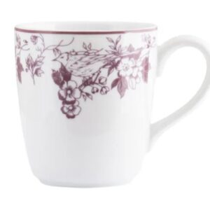 CANECA 225ML LAVANDA PORCELANA SCHMIDT 2441