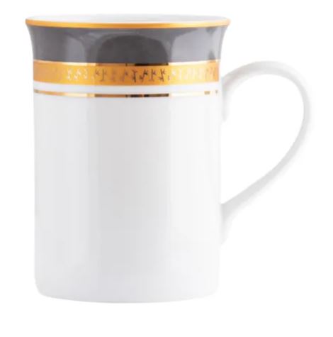 CANECA 240ML TURMALINA CINZA SCHMIDT 2443