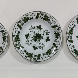 CONJUNTO DE 18 PRATOS COM DECORAÇÃO HERA LINHA REAL PORCELANA SCHMIDT 0040