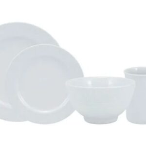 JOGO COM BOWL E CANECA 16 PEÇAS NOIVA PORCELANA SCHMIDT 2248