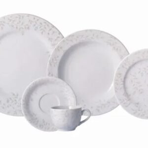 JOGO DE JANTAR E CHÁ GUAPORÉ 30 PEÇAS PORCELANA SCHMIDT 2395