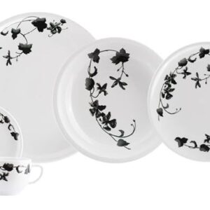 JOGO DE JANTAR E CHÁ JADE 20 PEÇAS PORCELANA SCHMIDT 2444