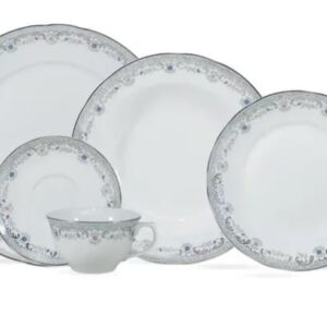 JOGO DE JANTAR E CHÁ SAINT GERMAIN 30 PEÇAS PORCELANA SCHMIDT 2339