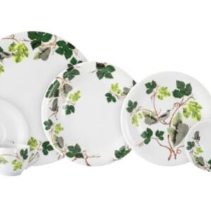 JOGO DE JANTAR CHÁ E CAFÉ UIRAPURU 42 PEÇAS PORCELANA SCHMIDT 2423