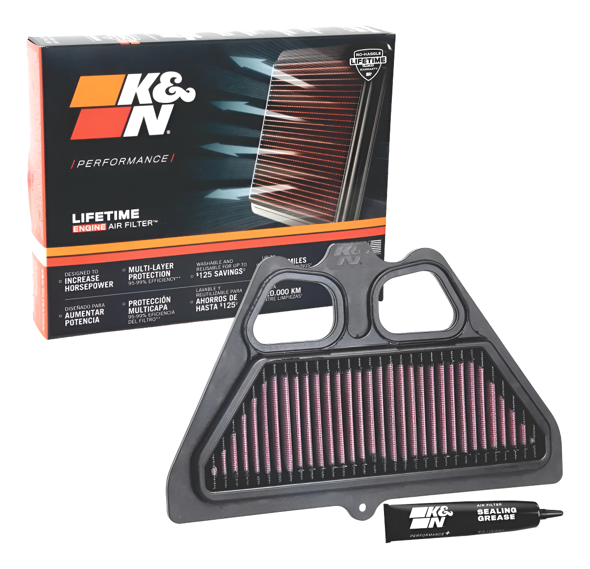 FILTRO DE AR ESPORTIVO KAWASAKI Z900 KA-9017 K&N