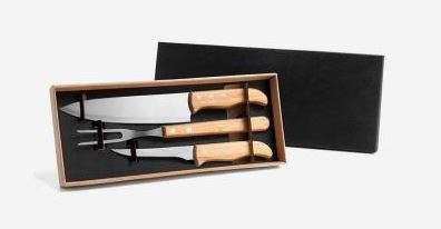 CONJUNTO DE FACAS 3 PEÇAS WELF KF-02803