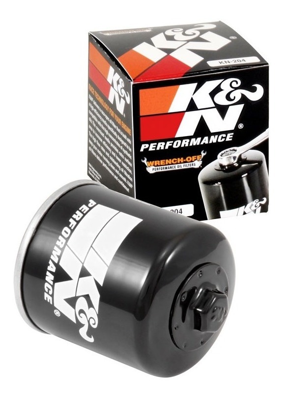FILTRO DE ÓLEO HONDA YAMAHA TRIUMPH KAWASAKI KN-204-1 K&N