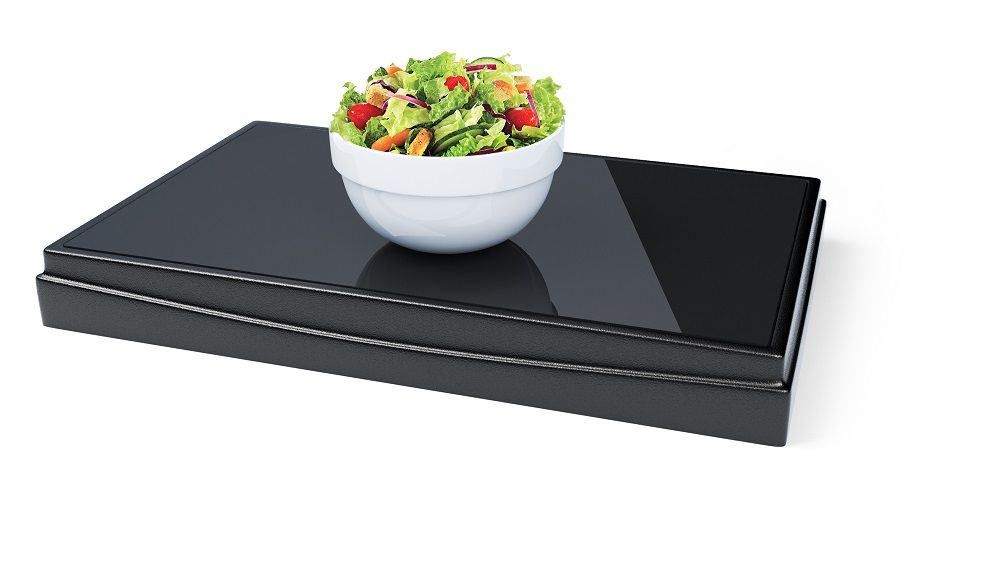 MESA TÉRMICA FRIA COM TAMPO DE VIDRO PRETA LE COOK LC1708
