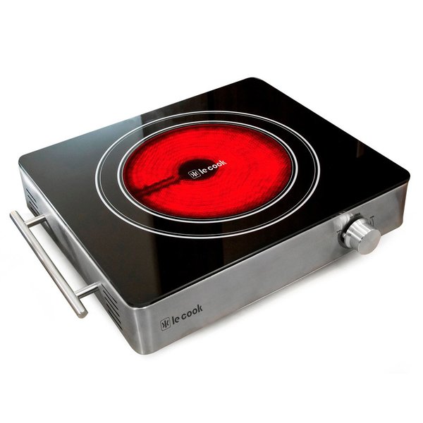 COOKTOP ELÉTRICO 1 BOCA VITROCERÂMICO LE COOK LC1710 127V 1500W