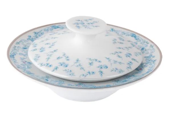 MANTEIGUEIRA REDONDA SENSILI BLU PORCELANA SCHMIDT 2424