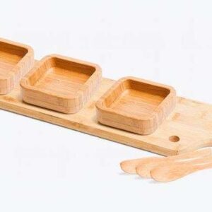 CONJUNTO PARA PETISCO EM BAMBU 7 PÇS WELF PD-35933