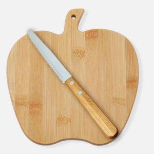 CONJUNTO PARA FRUTAS EM BAMBU E INOX 2 PEÇAS WELF PD-43283