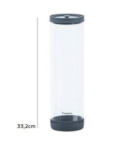 POTE DE VIDRO COM TAMPA EM SILICONE PUREZZA TRAMONTINA
