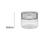 POTE DE VIDRO COM TAMPA DE AÇO PUREZZA TRAMONTINA