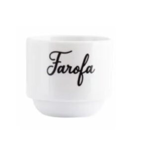 POTE PARA FAROFA 200ML CHURRASCO PORCELANA SCHMIDT 2435