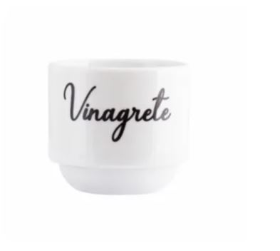 POTE PARA VINAGRETE 200ML CHURRASCO PORCELANA SCHMIDT 2435