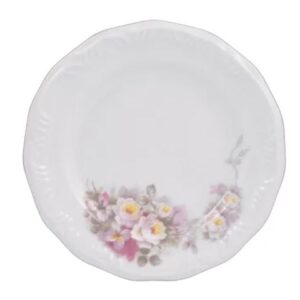 PRATO DE SOBREMESA 19CM VITÓRIA PORCELANA SCHMIDT 0397