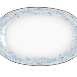 TRAVESSA RASA OVAL SENSILI BLU PORCELANA SCHMIDT 2424
