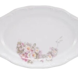 TRAVESSA RASA OVAL VITÓRIA PORCELANA SCHMIDT 0397