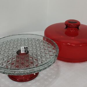BOLEIRA COLONIAL VERMELHA 28 CM MISTRAL 135
