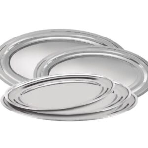 TRAVESSA OVAL TRADICIONAL RASA INOX 5 TAMANHOS GOURMET MIX