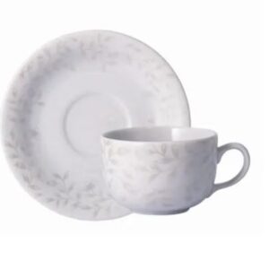 XÍCARA DE CAFÉ COM PIRES 100ML GUAPORÉ PORCELANA SCHMIDT 2395