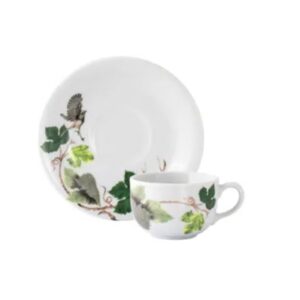 XÍCARA DE CAFÉ COM PIRES 100ML UIRAPURU PORCELANA SCHMIDT 2423