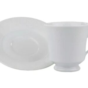 XÍCARA DE CHÁ COM PIRES 200ML NOIVA PORCELANA SCHMIDT 2248
