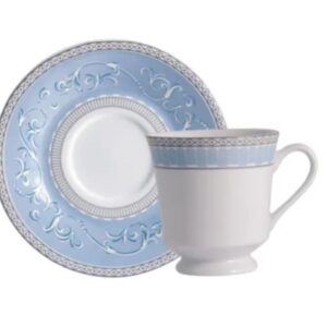 XÍCARA DE CHÁ COM PIRES 200ML DIVA PORCELANA SCHMIDT 2276