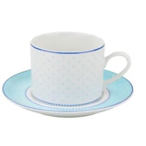 XÍCARA DE CHÁ COM PIRES 200ML MAITÊ PORCELANA SCHMIDT 2264