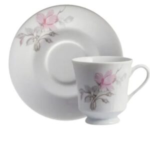 XÍCARA DE CHÁ COM PIRES 200ML MARESIAS PORCELANA SCHMIDT 2405