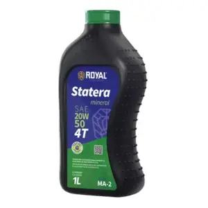 ÓLEO DE MOTOR STATERA 20W50 MINERAL 4 TEMPO ROYAL 1 LT - ROYAL AR LUBRIFICANTES