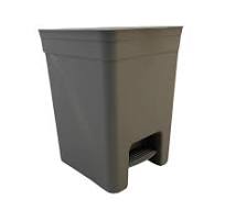 LIXEIRA PLÁSTICA COM PEDAL 15L UTIL