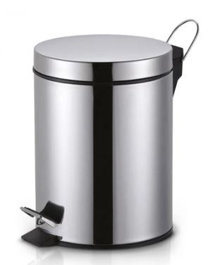 LIXEIRA INOX COM PEDAL